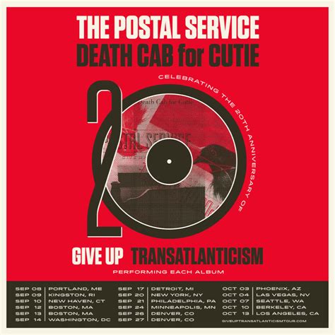 the postal service tour 2023